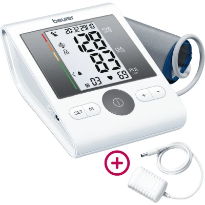 Afbeelding van Beurer BM 28 ONPACK Bloeddrukmeter bovenarm Incl. adapter Aanbevolen door Hartstichting Onregelmatige hartslag Rust indicator Manchet aanbreng controle Geschikt tijdens zwangerschap Klinisch gevalideerd 5 Jaar garantie