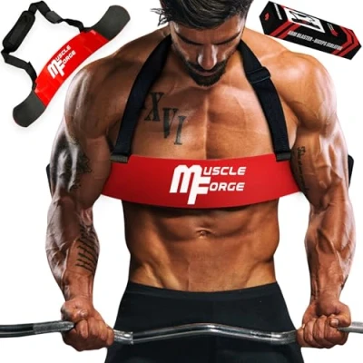 Afbeelding van MuscleForge® biceps Trainer ARM Blaster, voor een optimale isolatie van de en armspieren, isolator bodybuilding krachtsport