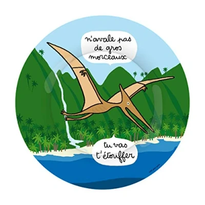 Afbeelding van Petit Jour Paris dessertbord &quot;Les Dinos&quot;, ideaal voor het dessert!