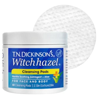Afbeelding van TN Dickinson Hamamelis reinigingspads 60 pads merken