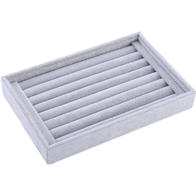 Afbeelding van Fliex Sieradenopberger ringen grijs sieraden organizer ringendoos