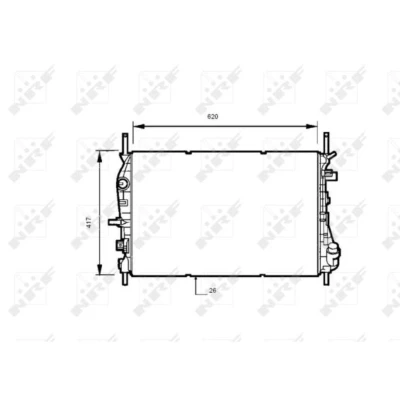Afbeelding van Radiateur NRF 53741