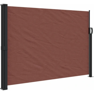 Afbeelding van Windscherm uittrekbaar 140x600 cm bruin