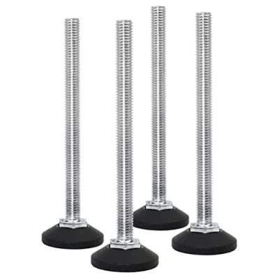 Afbeelding van Design61 4 x verstelschroef stelschroef Ø 38 mm met verzinkte M10 100