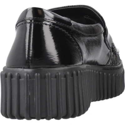 Afbeelding van Clarks Torhill Instappers, Dames, Maat: 37.5, Black Leer