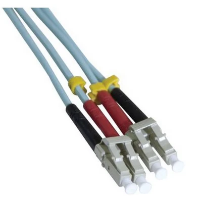Afbeelding van Draadbrug optisch Duplex 2 mm OM3 LC UPC/LC UPC aqua 5 m