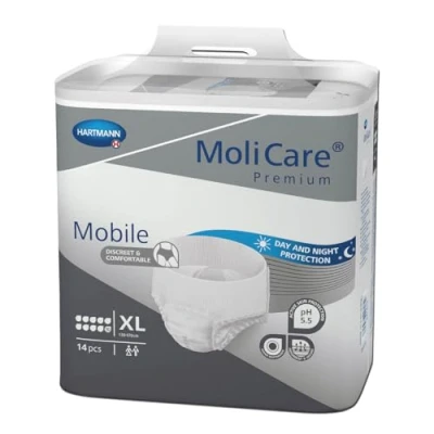 Afbeelding van Molicare Premium Mobile 10 Druppels XL 2757 ml Absorptie 14 stuks