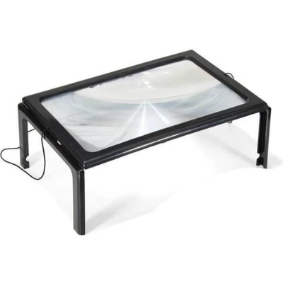 Afbeelding van Benson Loupe Leesloupe A4 + 4 x LED