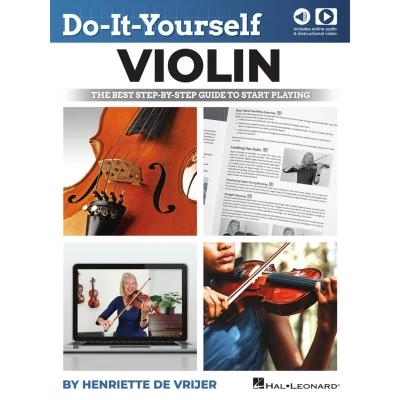 Afbeelding van Do It Yourself Violin: The Best Step by Guide to Start Playing Book with Online Audio and Instructional Video Henriette de Vrijer