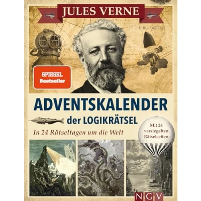 Afbeelding van Jules Verne Adventskalender der Logikrätsel: In 24 Rätseltagen um die Welt I Mit versiegelten Rätselseiten