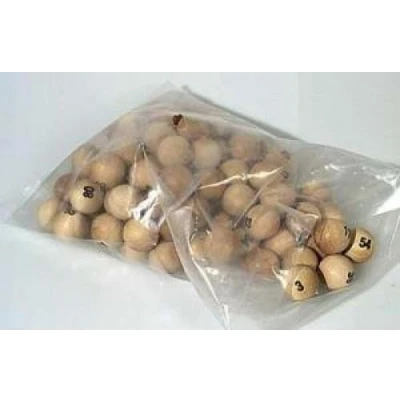 Afbeelding van Lotto kien ballen 90 stuks hout 24mm. genummerd