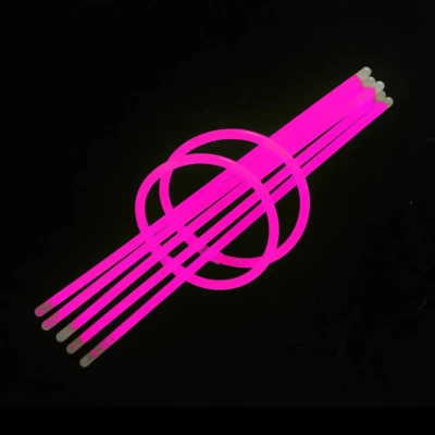 Afbeelding van Fjesta Glowsticks Glow In The Dark Sticks Met Connectors Neon Party Breekstaafjes Verjaardag Versiering 100 Stuks Roze