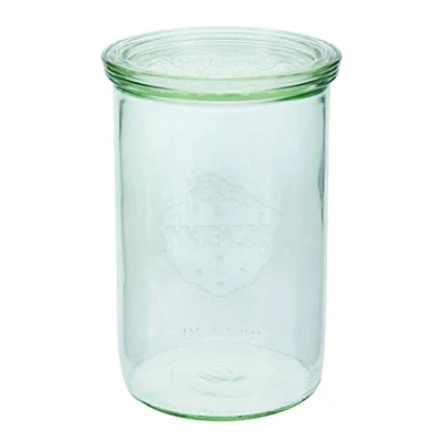 Afbeelding van Weck 782 inmaakglas, 1050 ml (hoogwaardig inmaakglas met glazen deksel; om in te maken; hittebestendig; geschikt voor de magnetron; ovenbestendig; ronde randglas) 6 stuks