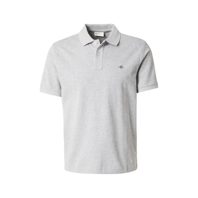 Afbeelding van GANT REG EMB Archive Shield Polo, gemengd grijs, 4XL