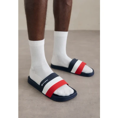 Afbeelding van Champion ALL American Pantoffels, Heren, Maat: 42, Navy/white/red Kunststof