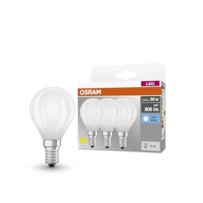 Afbeelding van OSRAM Ster Filament Lamp, E14 basis matglas ,Koud wit (4 K), 8 6 Lumen,