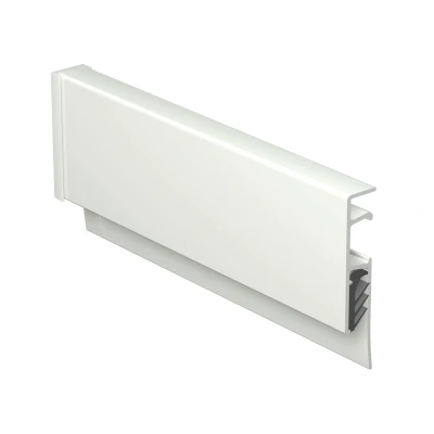 Afbeelding van 0555100 2 x Artiteq InfoRail wit 100cm (incl. eindkapjes en alle bevestigingsmaterialen)