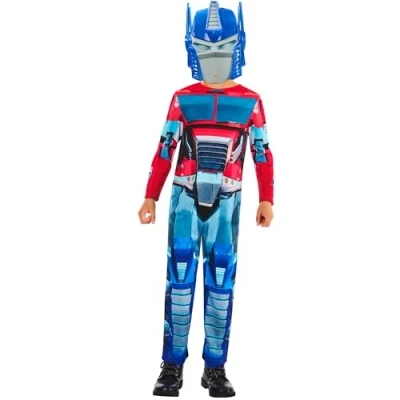 Afbeelding van Verkleedpak Kind Transformers Optimus Prime Earthspark Maat 122 128
