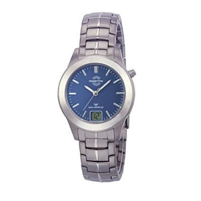 Afbeelding van MASTER TIME Radiografisch horloge Titan, MTLT 10352 31M Horloge, quartz, dameshorloge, datum, glow in the dark wijzers