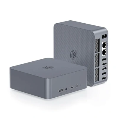 Afbeelding van Beelink SER5 Mini pc, AMD Ryzen 5 5560U (7nm, 6C/12T) tot 4,0 GHz, computer 8 GB DDR4 RAM 500 NVME SSD, Micro PC 4K @60Hz Triple Display, Gaming W11 WiFi6 BT5.2