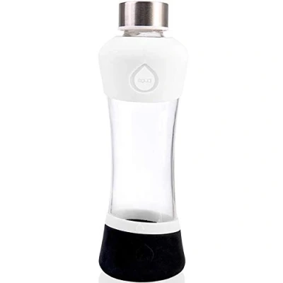 Afbeelding van Waterfles Wit White 550 Ml Glas Equa Active 7,7 X 24 Cm