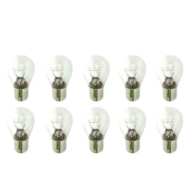 Afbeelding van 10 stuks 12V halogeenlamp, vervangende lampen voor auto&#039;s en motorfietsen (P21/5W BAY15D 21/5W)