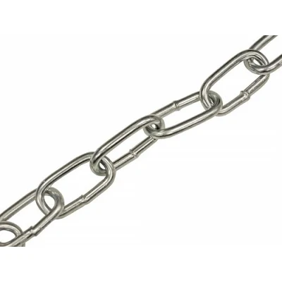 Afbeelding van Faithfull FAICHCUT60Z Verzinkt stalen ketting 6 mm schakel Dia x 2,5 m lang 250 kg laadgrens, zilver