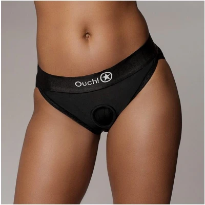 Afbeelding van Vibrating Strap on Hipster M/L Black