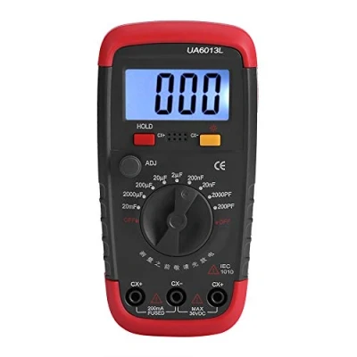 Afbeelding van Condensatortester, draagbare condensator, LCD handheld capaciteitsmeter, voor meten test