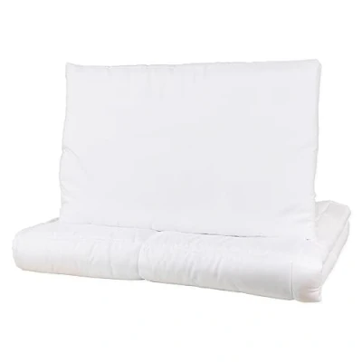 Afbeelding van FlyIdeas Dekbedovertr + 1 Kussensl babybed, Compatibel met kinderbedjes/wiegen/babybedjes 100% Puur Katoen Cert, Gemaakt in EU (Dekbed Kussen, 80x80 cm)
