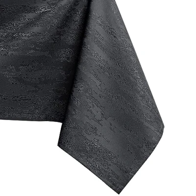 Afbeelding van AmeliaHome tafelkleed lotuseffect waterafstotend linnenlook Antraciet Vesta 120x220 cm