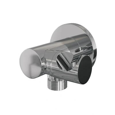 Afbeelding van Brauer Chrome Edition Wandhouder handdouchehouder geïntegreerde wateruitlaat chroom