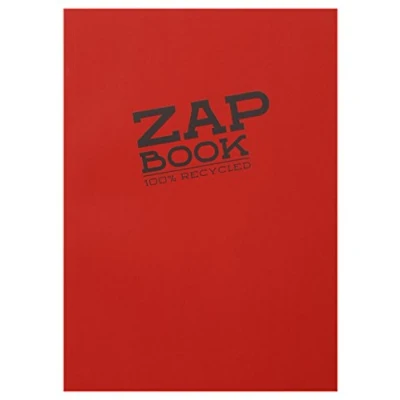 Afbeelding van Clairefontaine 21 x 29,7 cm 5 delig Zap Book gelijmd schetsboek in diverse kleuren