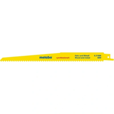 Afbeelding van Metabo 631986000 5 reciprozaagbladen 225 stuk(s)
