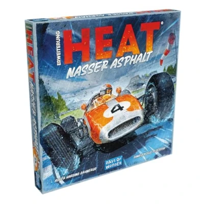 Afbeelding van Days of Wonder, Heat Natte asfalt, uitbreiding, Kennerspel, Racespel, 1 7 spelers, vanaf 10+ jaar, 60 minuten, Duits, meerkleurig, kleurrijk