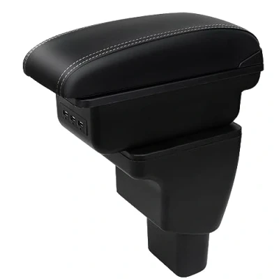 Afbeelding van Auto Armsteun Compatibel met Hyundai I10 2007 2019 Interieur Center Opbergdoos USB poort Retrofit Onderdelen
