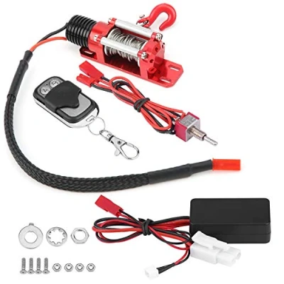 Afbeelding van RC Auto Lier,1/10 Schaal Model Voertuig Crawler Accessoire Metalen Lier Met Afstandsbediening