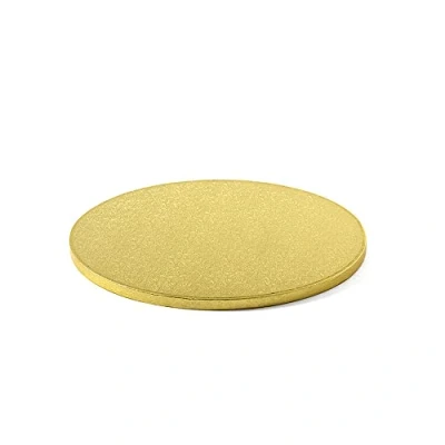 Afbeelding van 0931705 DECORA Ronde taartplaat GOUD CM 34X1,2 H