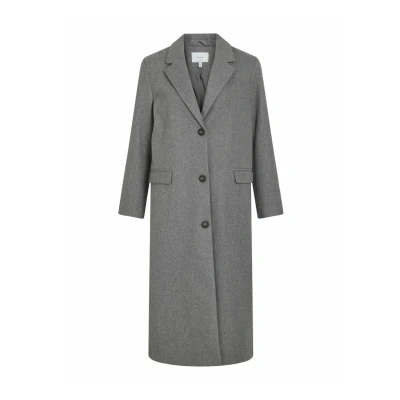 Afbeelding van VISOLO L/S Coat NOOS, Medium grijs (grey melange), 34