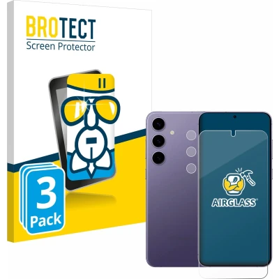 Afbeelding van BROTECT Glas Screen Protector voor Samsung Galaxy S24 Plus (Voor+Camera) (3 Stuks) Schermbeschermer [9H Hardheid, Beschermglas Folie niet Gehard Glas]