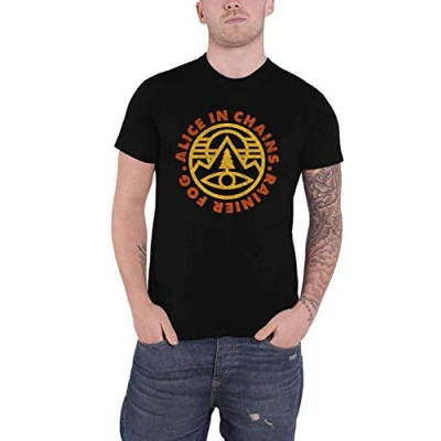 Afbeelding van Alice In Chains Pine Emblem Heren T shirt M Zwart