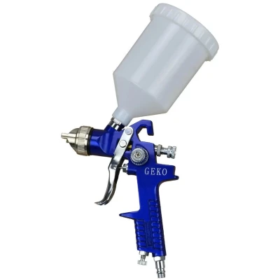 Afbeelding van Verfspuit 1.4mm 1/4 duims aansluiting 600ml inhoud Verfpistool GEKO