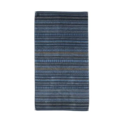 Afbeelding van Pip Studio Handdoek Geometric Print Dark Blue 55x100