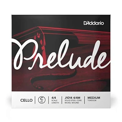 Afbeelding van D&#039;Addario J1014 4/4M Prelude Cello enkele snaar &#039;C&#039; nikkel omsponnen 4/4 medium