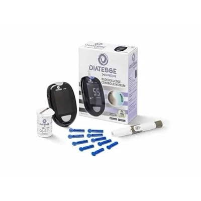 Afbeelding van Diatesse XPER glucose/ketonen startpakket Betrouwbare glucosemeter Meter met start benodigdheden