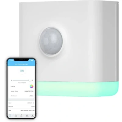 Afbeelding van THIRDREALITY Multifunctioneel Nachtlampje (Typ F), Ritorite Zigbee, 3 in 1 Combo One Bewegingssensor, RGB Kleuren Nachtlampje, 100% Helderheid Instelbaar, Zigbee Hub vereist