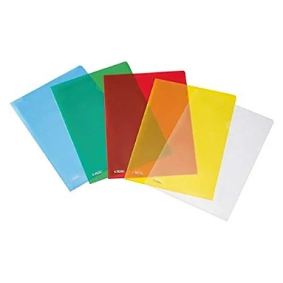 Afbeelding van Herlitz 50009084 aktetas A4 piramide, op kleur gesorteerd, 10 stuks in plastic zak
