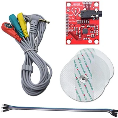 Afbeelding van Youmile ECG Module AD8232 Meting Puls Hartslag Sensor Kit Monitoring voor Arduino met Dupont Kabel
