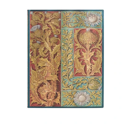 Afbeelding van Notitieboek Flexis Paperblanks Wild Thistle Midi Gelinieerded