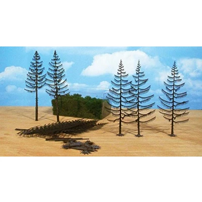 Afbeelding van Heki Sparren Kit met vlokken 10 stuks, hoogte 22 cm